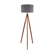 Handgemaakte luxe staande lamp van natuurlijke materialen - Tijdloos design