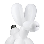 Scotty white resin table lamp