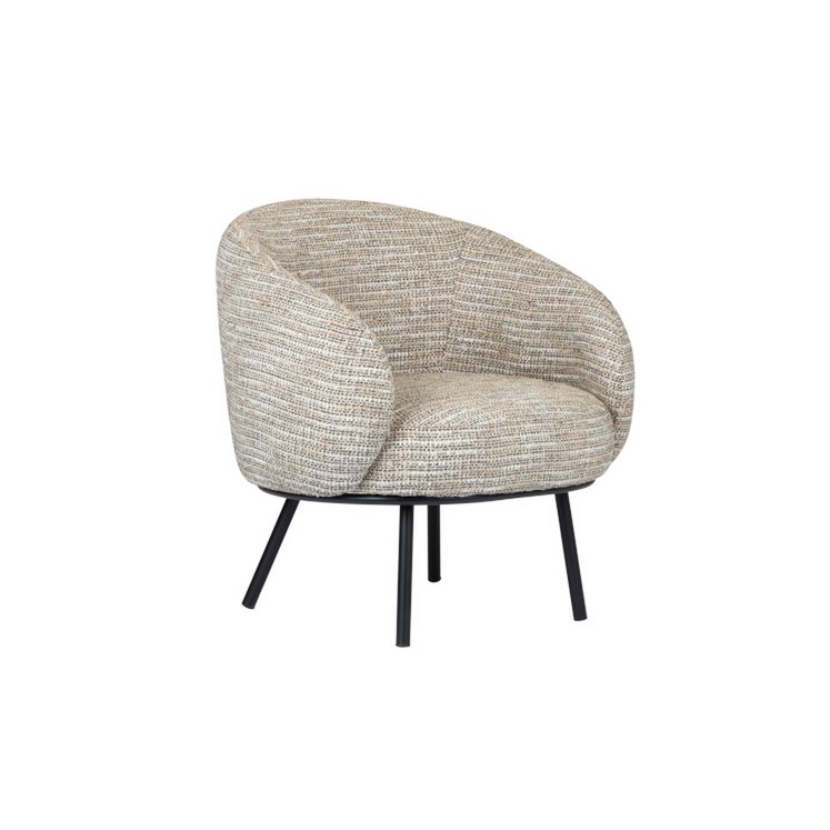 Handgemaakte luxe Mars loungestoel - tijdloos ambachtelijk design