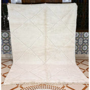 Handcrafted Luxury Beni Ouarain Rug in Timeless Design