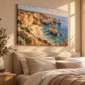 Algarve in Soft Light - horizontal canvas lifestyle