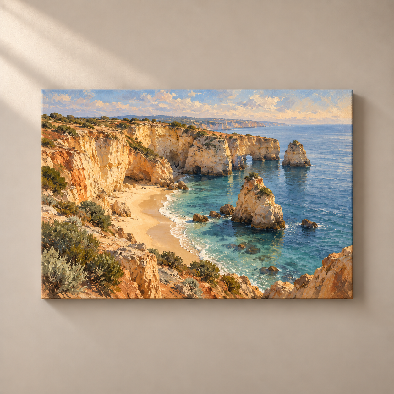 Algarve in Soft Light - horizontal canvas standalone