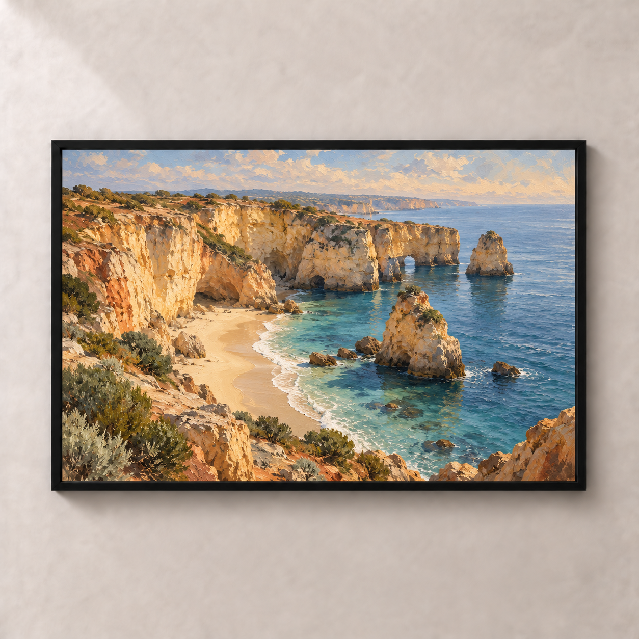 Algarve in Soft Light - horizontal poster standalone