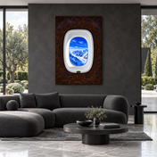 Alpine Passage — Villa living room interior mockup