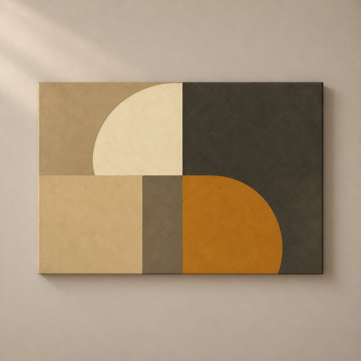 Amber dusk horizontal canvas standalone