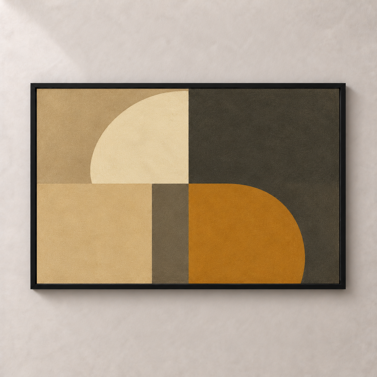 Amber dusk horizontal poster standalone