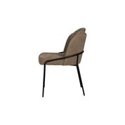 FANNUR PTP Refined Brown Fjord Chairs, Sculptural Elegance
