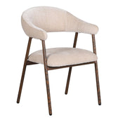 FANNUR PTP Hand-Finished Tan Scandi Chairs - Elegant Minimalism