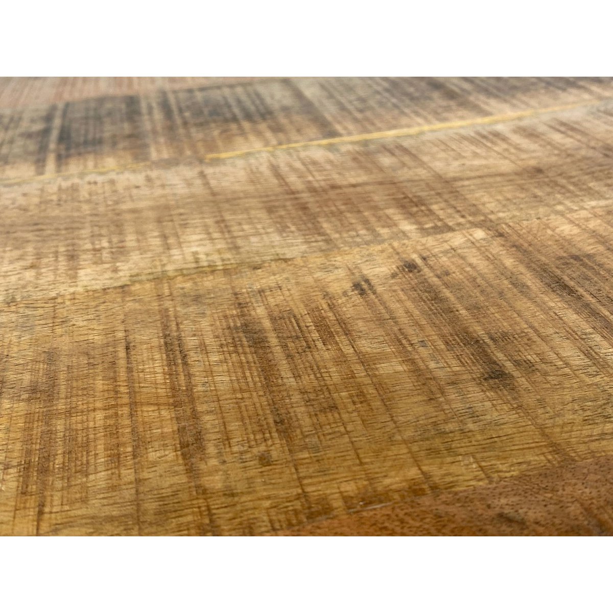 Handgemaakte luxe ronde salontafel met ambachtelijk metalen frame