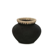 Timeless Artisan Black Vase - Luxury Handmade Design Statement