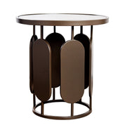 Timeless Artisan Round Table - Luxury Handmade Design in Anthracite