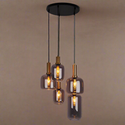Timeless Handmade Artisan Pendant Light - Premium Black Glass