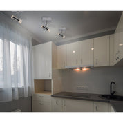 Handgemaakte luxe LED-plafondlamp in chroom en acryl