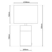 Handcrafted Gold & Blue Table Lamp – A Touch of Timeless Elegance