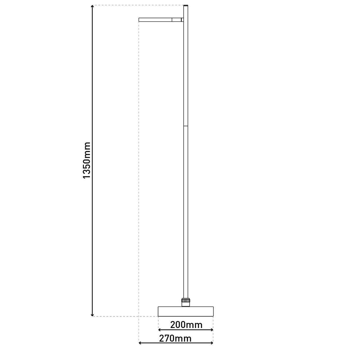Handgemaakte luxe LED-vloerlamp met tijdloze designelementen