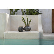 Curated Handmade Artisan Vase in Antique Grey - Timeless Design