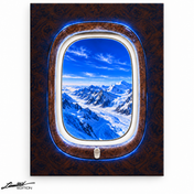 Cobalt Ascent — Limited Edition 1/1 — frameless canvas front view