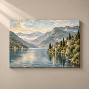Como Morning Haze horizontal canvas standalone
