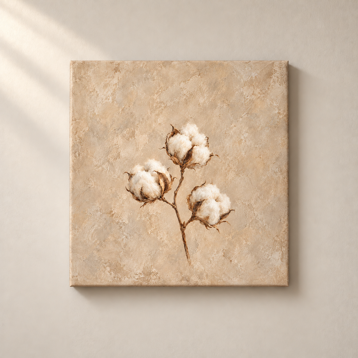 Cotton in Warm Clay - Lienzo