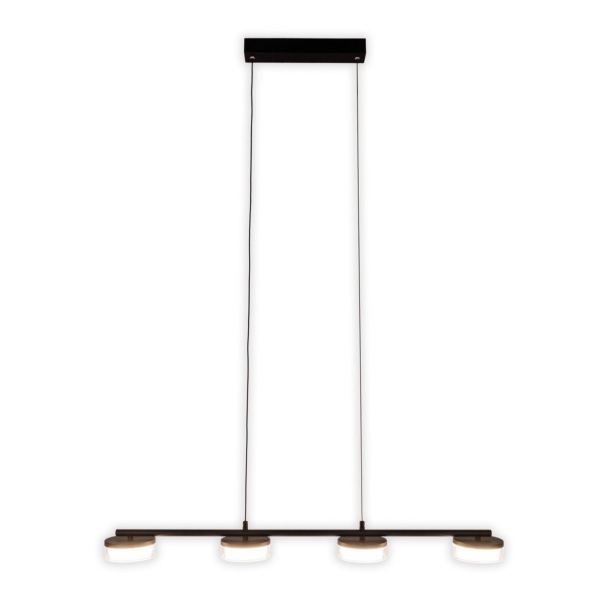 Tijdloze handgemaakte LED-hanglamp in premium zwart design