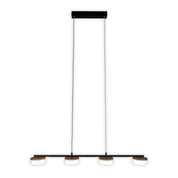 Tijdloze handgemaakte LED-hanglamp in premium zwart design