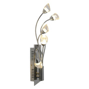 Tijdloze, ambachtelijk vervaardigde LED-wandlamp met hoogwaardige chromen afwerking