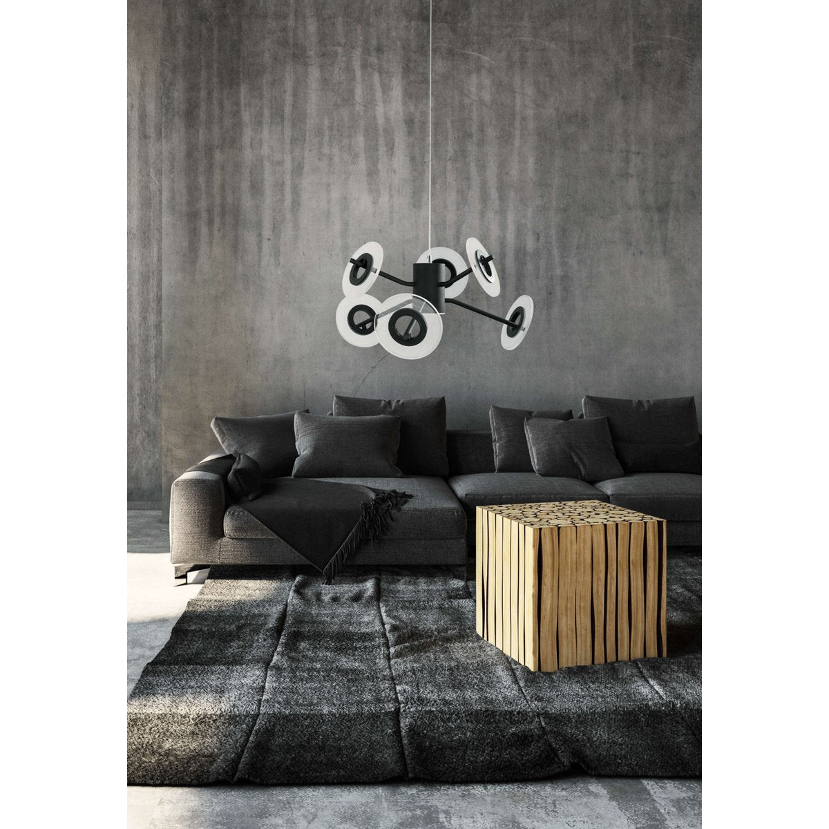 Fannur Navl handgemaakte luxe LED hanglamp, tijdloos design