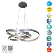 Luxe handgemaakte LED-hanglamp, ambachtelijk vervaardigd ontwerp