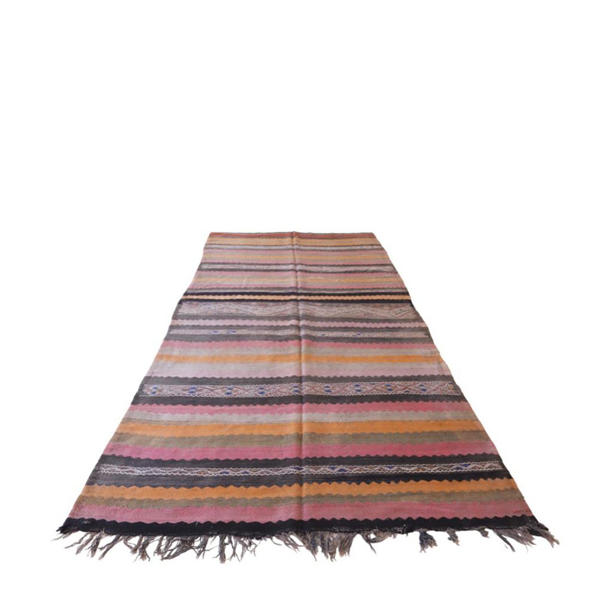 Handcrafted Moroccan Berber Kilim Carpet in Premium Wool