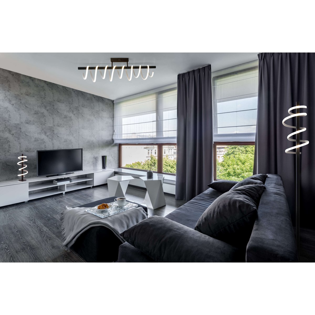 Tijdloze luxe handgemaakte LED-vloerlamp voor ambachtelijk design