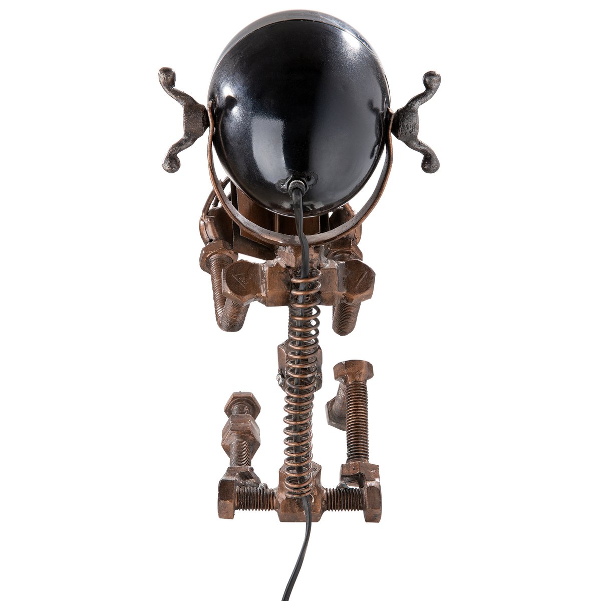 Reading metal copper table lamp