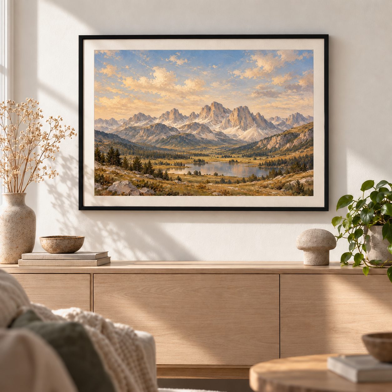 Dolomite Stillness horizontal poster lifestyle