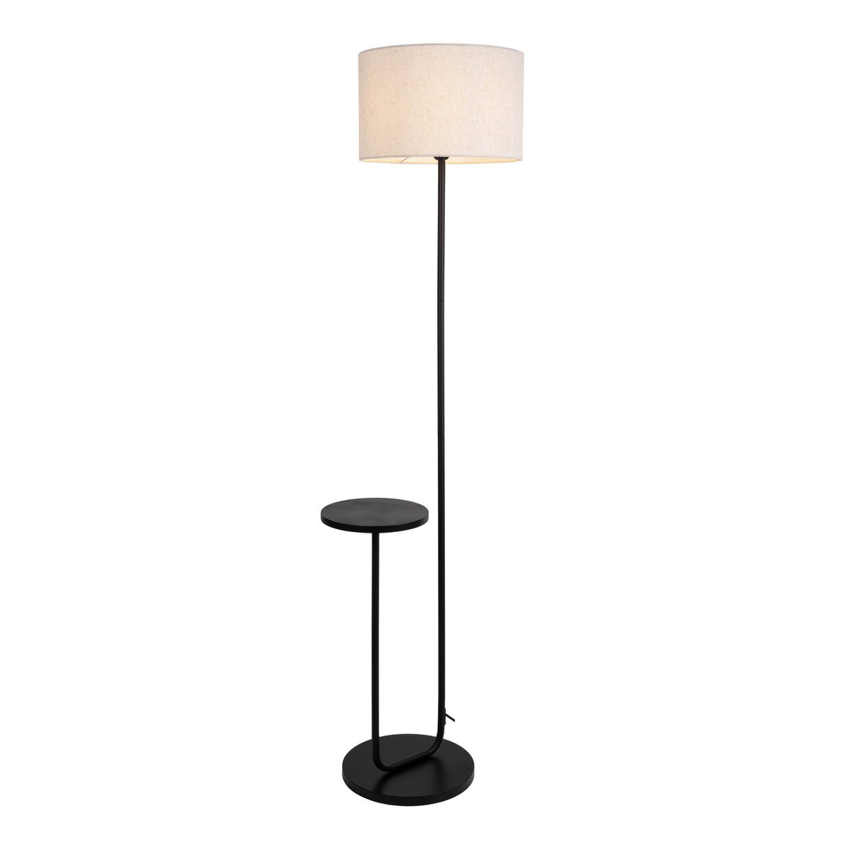 Tijdloze Artisan staande lamp met zorgvuldig samengesteld zwart metalen ontwerp