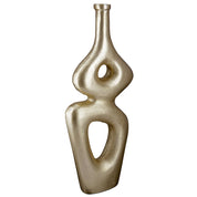 Golden aurora aluminium vase