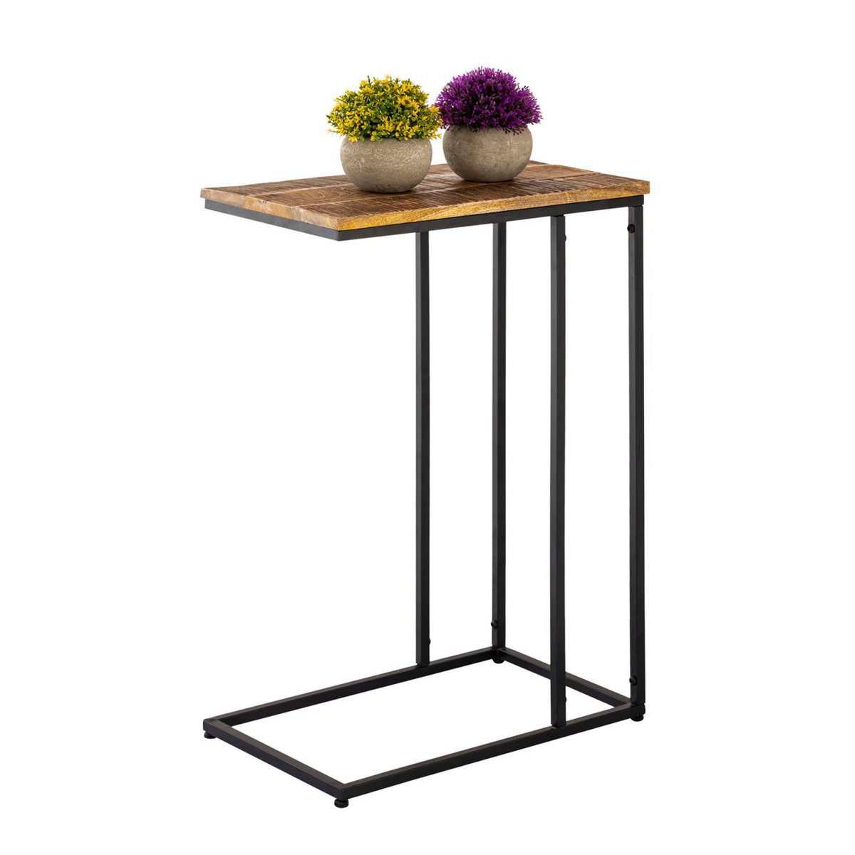 Handmade Artisan Side Table - Timeless Luxury Design 25x60cm