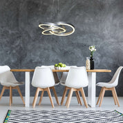 Luxe handgemaakte LED-hanglamp, ambachtelijk vervaardigd ontwerp