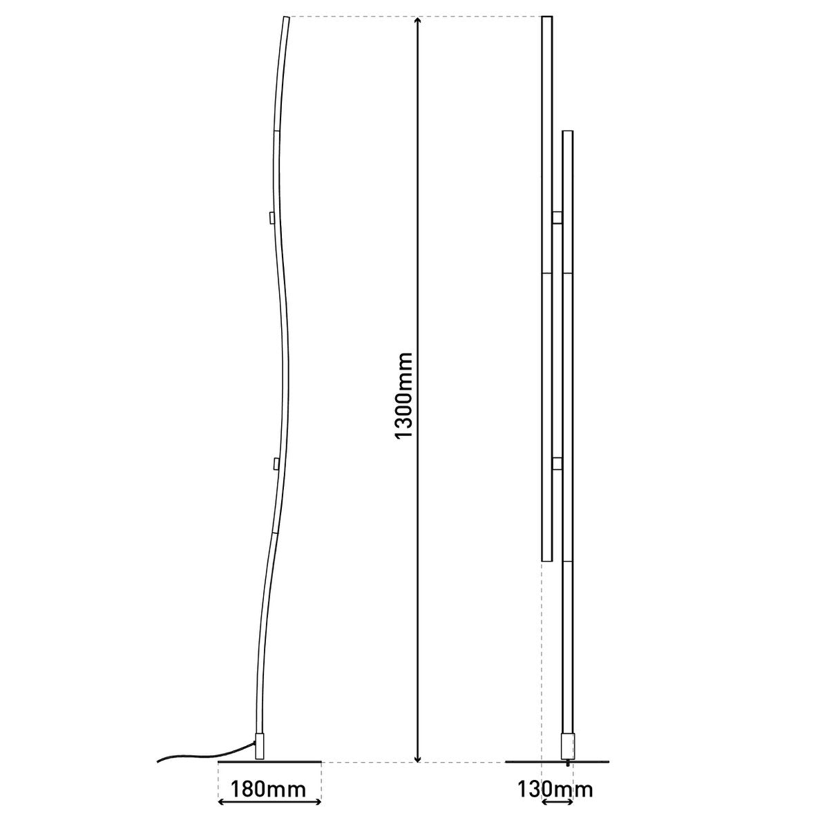 Premium handgemaakte LED-vloerlamp - Tijdloos ambachtelijk design