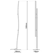 Premium handgemaakte LED-vloerlamp - Tijdloos ambachtelijk design