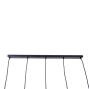 Tijdloze Artisan hanglamp in luxe zwart en goud design