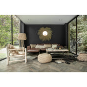 Flores raffia pouf