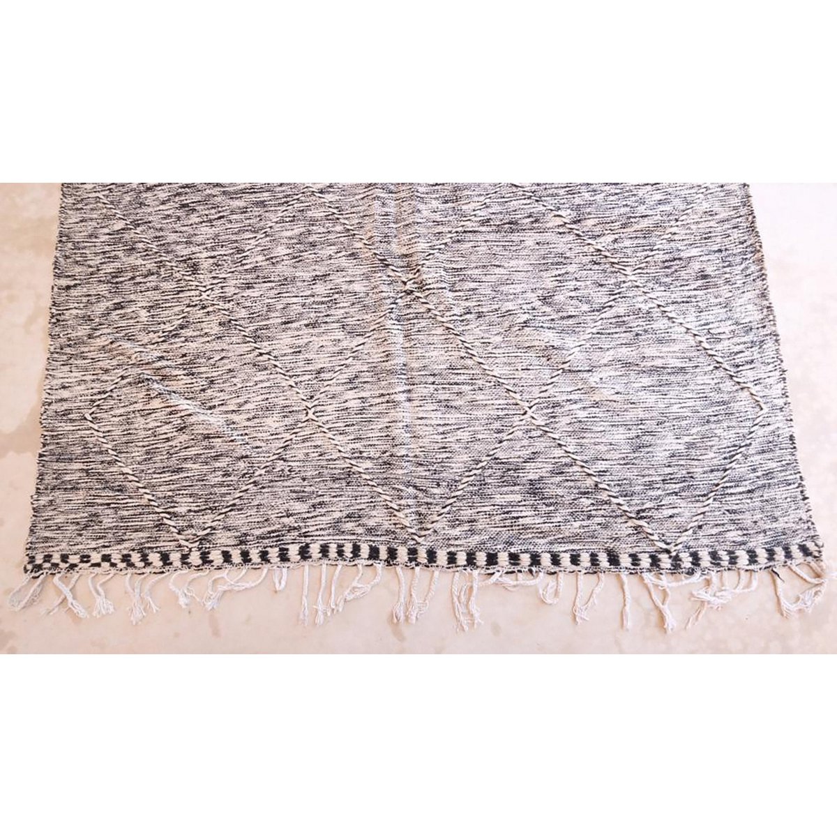 Marokkaans berber kilim tapijt puur wol 206 x 338 cm