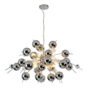 Tijdloze Artisan hanglamp in chroom met natuurlijke elegantie