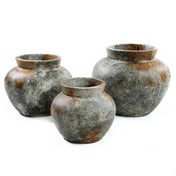 Timeless Artisan Designed Vase in Antique Grey - Luxury Craft