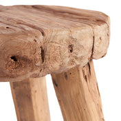 Handcrafted Luxury Rustic Side Table - Timeless Artisan Design