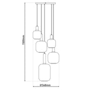 Timeless Handmade Artisan Pendant Light - Premium Black Glass