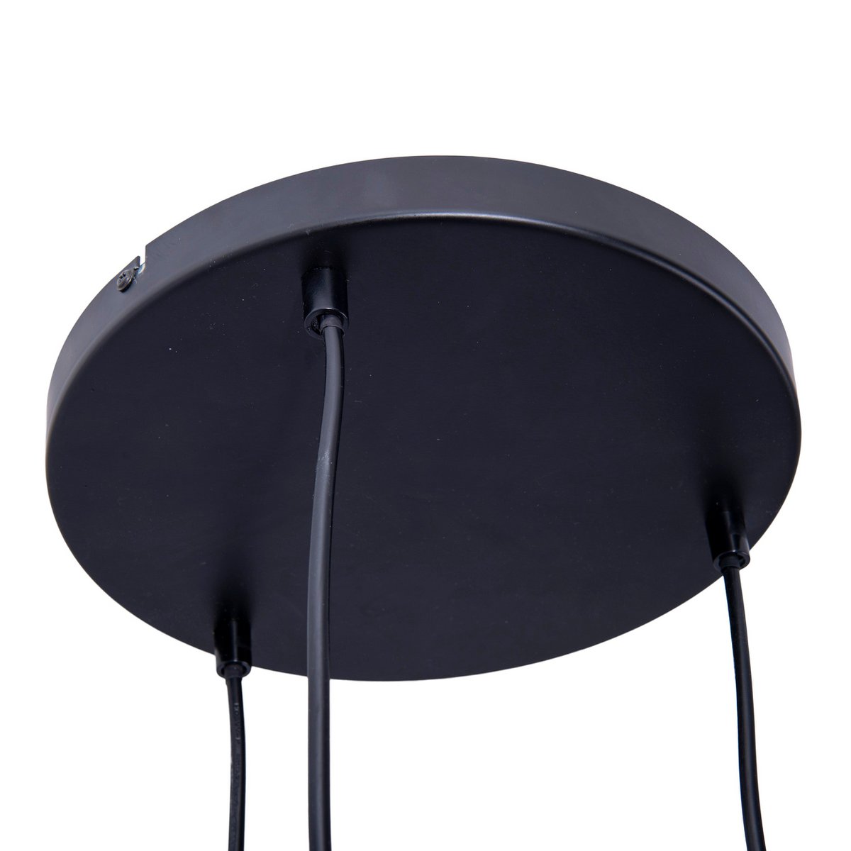 Handgemaakte luxe hanglamp in zwart en goudkleurige afwerking