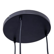 Handgemaakte luxe hanglamp in zwart en goudkleurige afwerking
