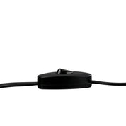 Checkers black iron table lamp