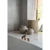 Timeless Handmade Concrete Belly Vase - Artisan Luxury Design