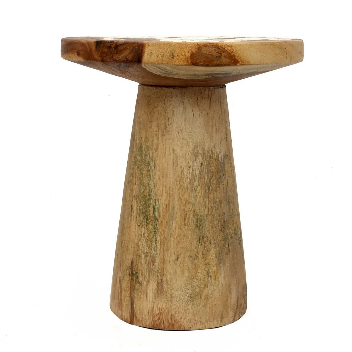 Handcrafted Luxury Timber Conic Side Table - Artisan Design